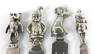 Lot 1 - A collection of four early 20th century silver...