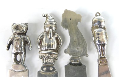 Lot 1 - A collection of four early 20th century silver...