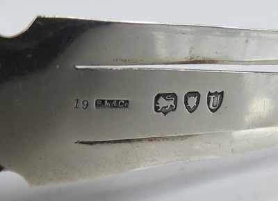 Lot 34 - Two Victorian silver novelty clip bookmarks,...
