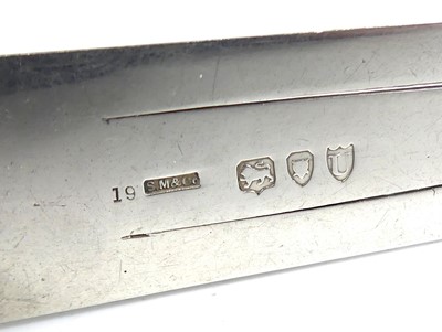 Lot 34 - Two Victorian silver novelty clip bookmarks,...