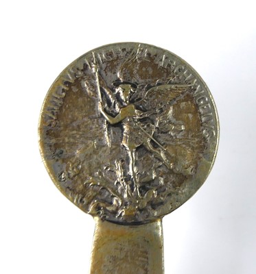 Lot 21 - A collection of silver plated and white metal...