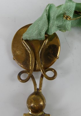 Lot 30 - An Edwardian novelty brass cat and mouse...