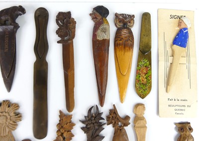 Lot 55 - A collection of ebonised, wooden and Tunbridge...