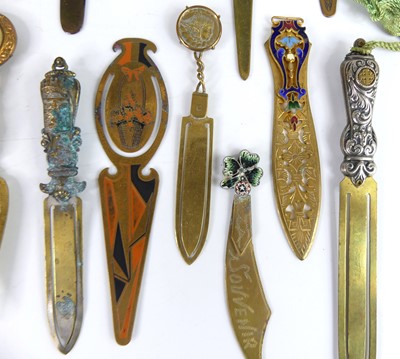 Lot 23 - A collection of Victorian and later brass...