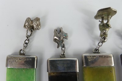 Lot 54 - A collection of six early 20th century silver...
