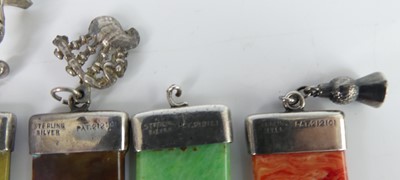 Lot 54 - A collection of six early 20th century silver...