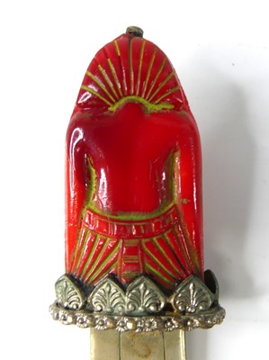 Lot 46 - A 1920s Egyptian Revival novelty bookmark, the...