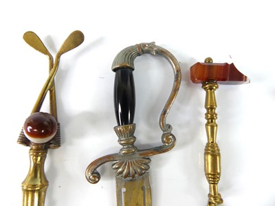 Lot 46 - A 1920s Egyptian Revival novelty bookmark, the...