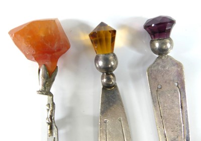 Lot 46 - A 1920s Egyptian Revival novelty bookmark, the...