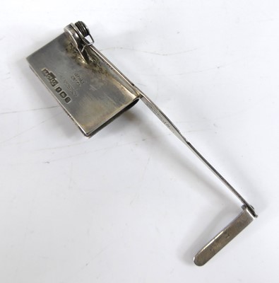 Lot 64 - A cased Asprey & Co silver patented sprung...