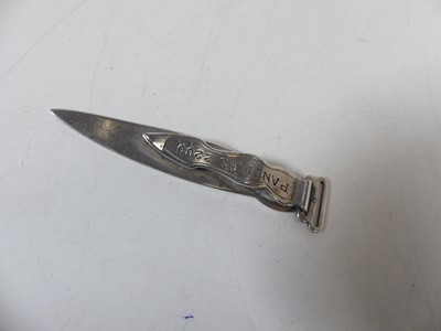 Lot 57 - Five early 20th century silver clip bookmarks,...