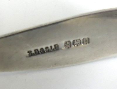 Lot 57 - Five early 20th century silver clip bookmarks,...