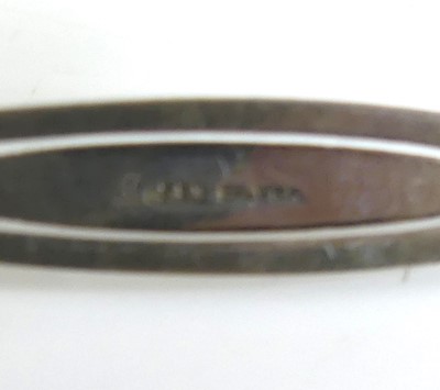 Lot 57 - Five early 20th century silver clip bookmarks,...