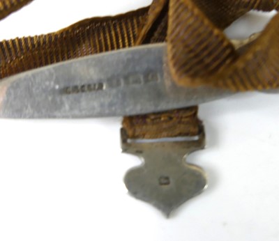 Lot 57 - Five early 20th century silver clip bookmarks,...