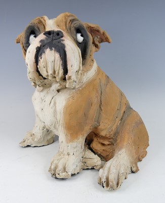 Lot 19 - Olivia Brown (contemporary) - a large painted...