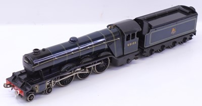 Lot 129 - Bassett - Lowke 1950-2 blue BR 12V DC 4-6-0...