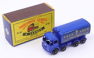 Lot 1322 - Matchbox Lesney No. 10 Foden Sugar Container...