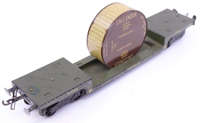 Lot 119 - Bassett-Lowke 0 Gauge Flatrol M Well tinplate...