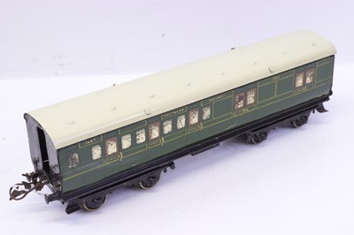 Lot 171 - 1937-41 Hornby No.2 corridor coach, brake...
