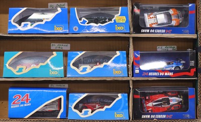 Lot 1927 - Ixo Models 1/43 scale group of 9 24-hour Le...