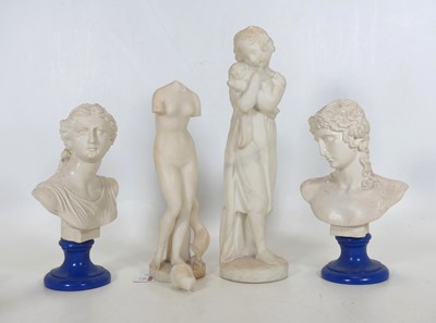 Lot 82 - A collection of reproduction busts, to include...