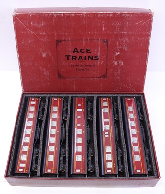 Lot 320 - ACE Trains 0-gauge set of five LMS bogie...