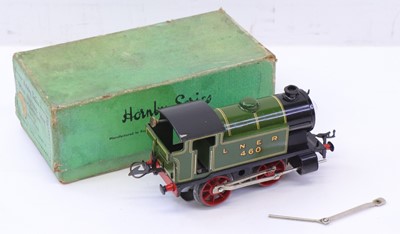 Lot 128 - Hornby EM320, 20v AC, 0-4-0 tin-printed tank...