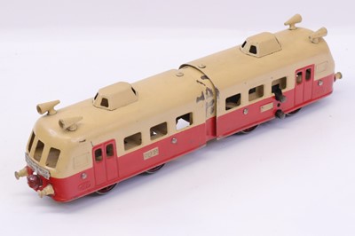 Lot 252 - JEP two-car articulated DMU, SNCF red & cream,...