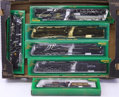 Lot 860 - 6 boxed Mehano HO Scale American Outline boxed...