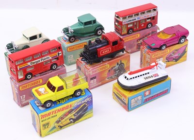 Lot 1355 - Matchbox Rolomatics and 75 Series group of 8...