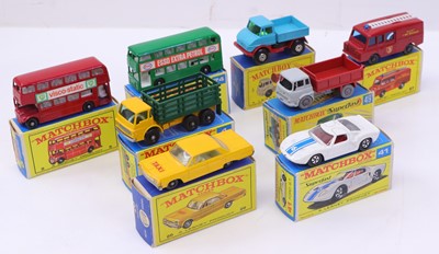 Lot 1367 - Matchbox 1/75 and Superfast series group of 8...