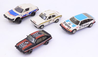 Lot 343 - Scalextric Slot Racing Group, 4 examples, to...