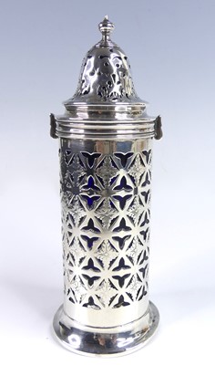 Lot 2093 - A late Victorian silver sugar caster, of...