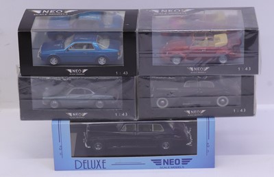Lot 1954 - Neo 1/43 scale group of 5 diecasts to include:...
