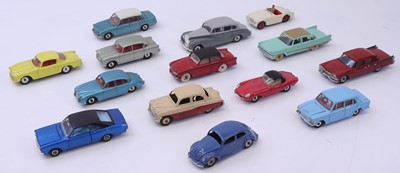 Lot 1132 - 14 various loose Dinky Toy diecast vehicles,...