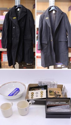 Lot 23 - LNER eye badge c1935 gilt button coat, sold...