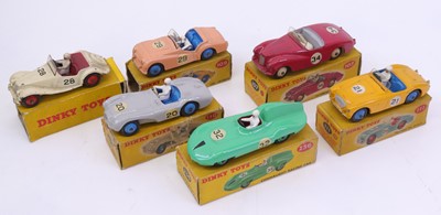 Lot 1148 - 6 various boxed and part boxed Dinky Toy...