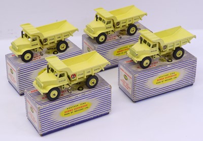 Lot 1077 - A group of four Dinky Toys No. 965 Euclid rear...