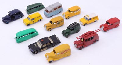 Lot 1115 - 13 various loose Dinky Toy diecast vehicles to...