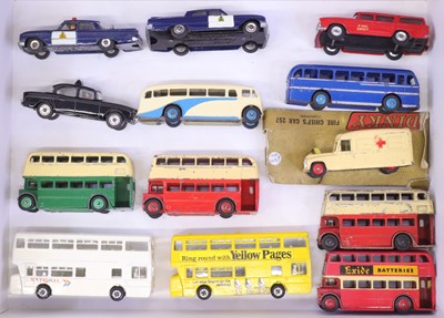Lot 314 - 13 various loose play worn and repainted Dinky...