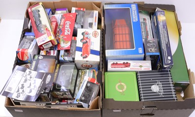 Lot 2028 - Two trays containing modern issue diecast to...
