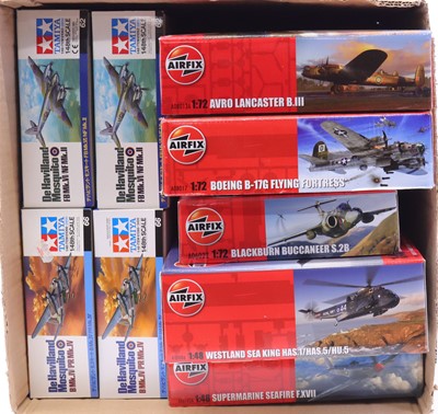 Lot 1698 - Airfix & Tamiya collection of 1/48 scale...