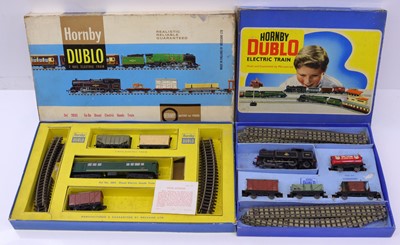 Lot 392 - Two Hornby Dublo sets to include a 2 rail set...