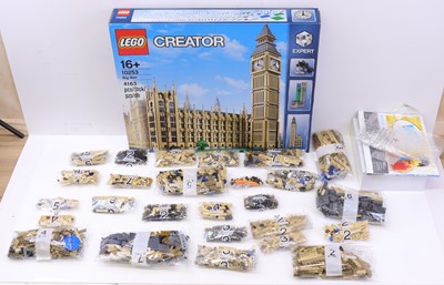 Lot 1575 - Lego Creator No. 10253 Big Ben housed in a...