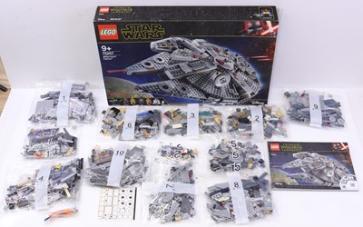 Lot 1588 - Lego Disney Star Wars No. 75257 Millennium...