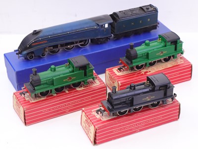 Lot 445 - Four Hornby Dublo 2 rail locos to include a...