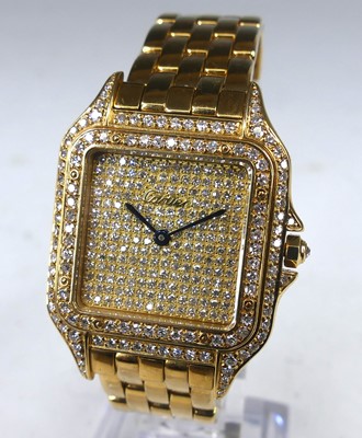 Lot 2605 - An 18ct gold Cartier Panthere diamond set...