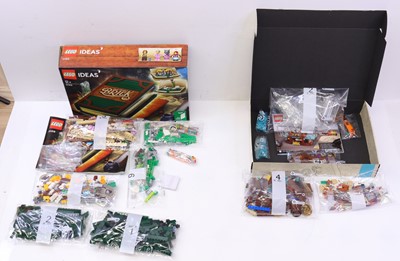 Lot 1599 - Lego Ideas No. 92177 Ship in a Bottle housed...