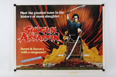 Lot 1037 - Shogun Assassin, 1980, UK quad poster starring...