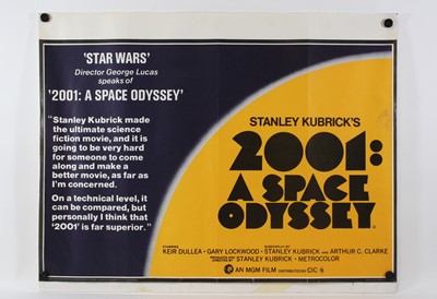 Lot 1041 - 2001 A Space Odyssey, 1978 re-release, UK quad...
